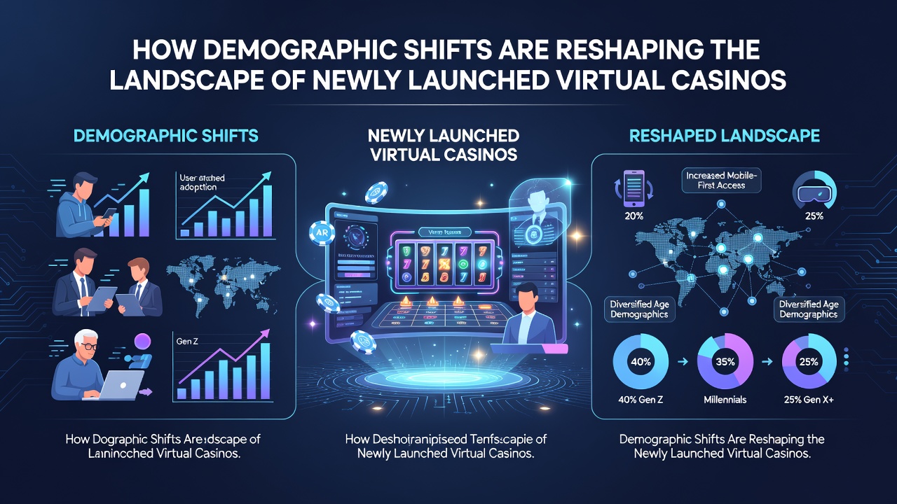 Shifts in player demographics affecting new virtual casino features and regional strategies
